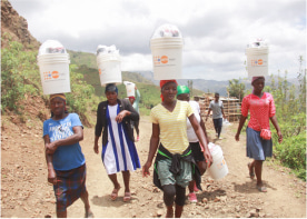 Wasserfilter für eine Dorfgemeinschaft in Haiti